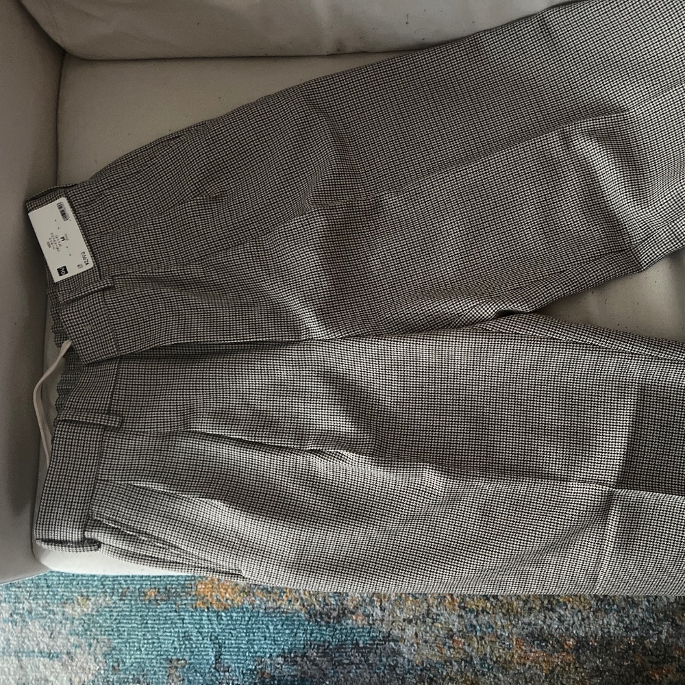 GU plaid pants/trouser